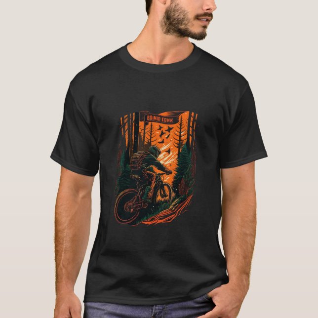Camiseta de Montanha para Homens (Frente)