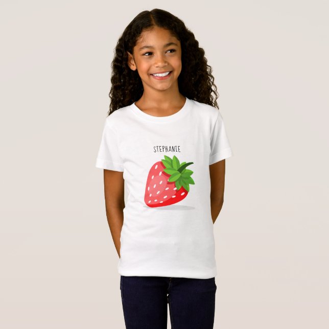 Camiseta de Morango T-Shirt (Frente Completa)