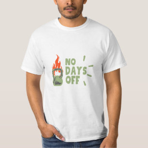Camiseta de Motivação de Academia “Sem Dias de Fol