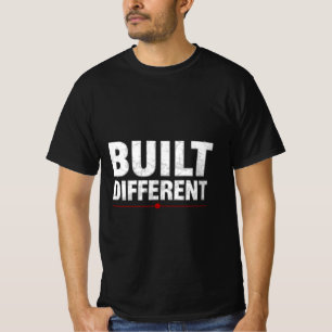 Camiseta de Motivação para Academia Built Differen