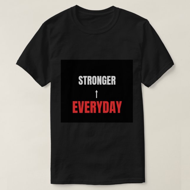 Camiseta de Motivação para Academia de Levantament (Frente do Design)