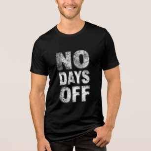 Camiseta de Motivação para Academia Sem Dias de Fo