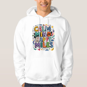 Camiseta de Motivação para Corredores Calm Mind Ha