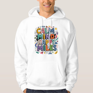 Camiseta de Motivação para Corredores Calm Mind Ha