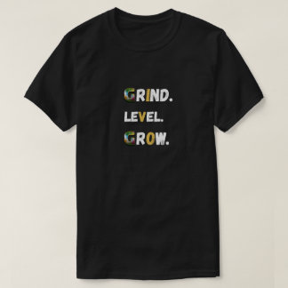 Camiseta de Motivação para Jogadores Grind Level G