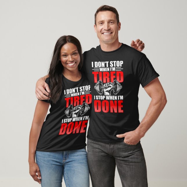 Camiseta de Motivação para Treino na Academia Sem  (Unissex)