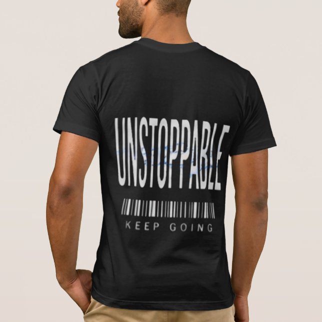 Camiseta de Motivação | Trabalhe Duro Foque Sonhe  (Verso)