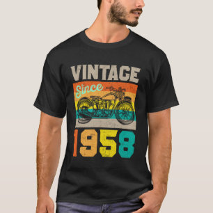 Camiseta de Moto Clássica Vintage Desde 1958 Biker