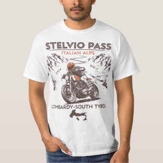 Camiseta de Moto Stelvio Pass | Alpes Italianos 