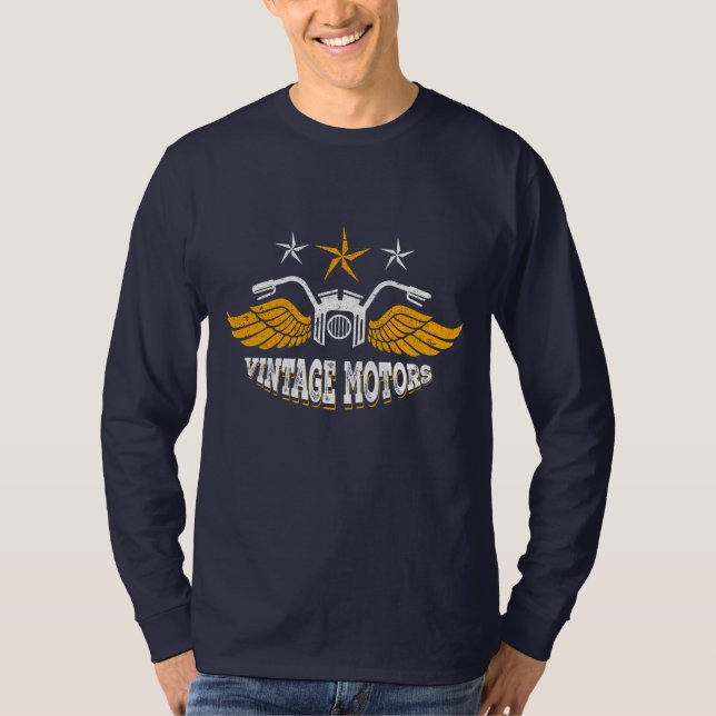 Camiseta de Motociclos Russos Vintage (Frente)