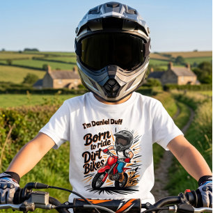 Camiseta de Motocross Masculina "Nascido para Pilo