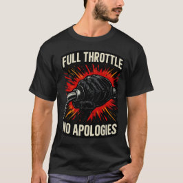 Camiseta de Motoqueiro Sem Desculpas Velocidade Má