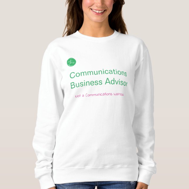 Camiseta de mulher Communications Business Advisor (Frente)