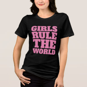 Camiseta de Mulher GIRAIS MANDAM NO MUNDO