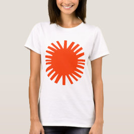 Camiseta de mulheres VERMELHA SUN