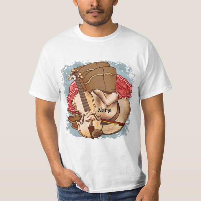 Camiseta de Música Country (Frente)