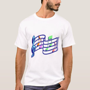 Camiseta de música masculina