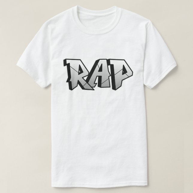 Camiseta de Música Rap (Frente do Design)