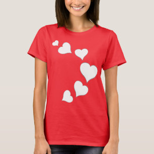 Camiseta de Namorados feminino Camisa de amor