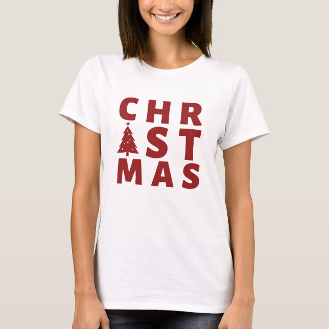Camiseta de Natal (Frente)