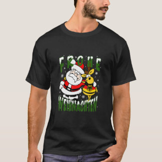 Camiseta de Natal Alemã Frohe Weihnachten