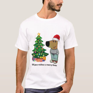 Camiseta de natal cara de frio