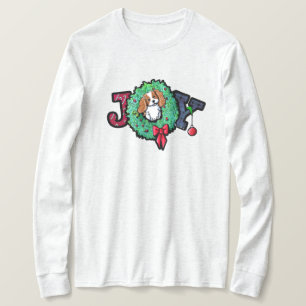 Camiseta de Natal Cavalier King Charles