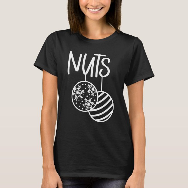 Camiseta de Natal Chest Nuts Casal Combinando Peit (Frente)