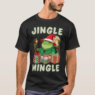 Camiseta de Natal com toque e mistura