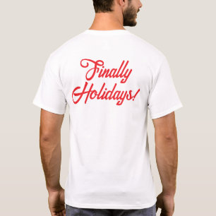 Camiseta de Natal - Correndo com Cacau e Prazos