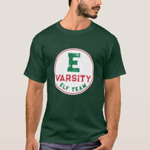 Camiseta de Natal da Equipe do Elfo Engraçado