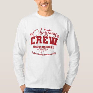 Camiseta de Natal da Família com nome