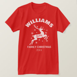 Camiseta de Natal da Família de Rena de Inverno Pa