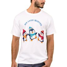 Camiseta de Natal da Família de Ursos Polares