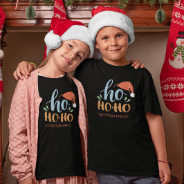 Camiseta de Natal da Família Ho Ho