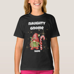Camiseta de Natal da Naughty Gnomo