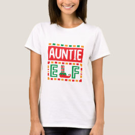Camiseta de Natal da Tia Elf