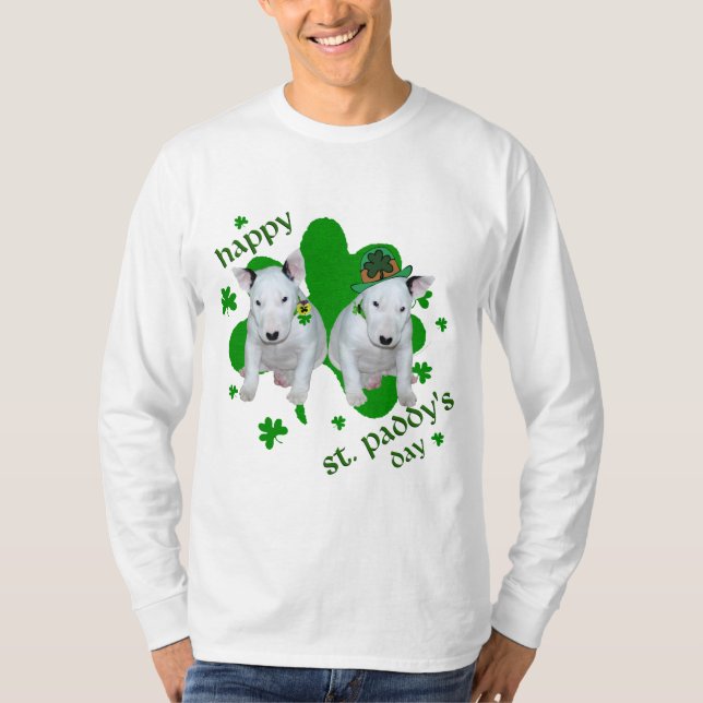 Camiseta de Natal de Bull Terriers (Frente)
