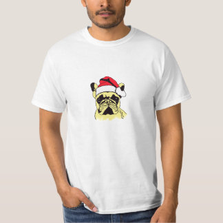 Camiseta de Natal de Bulldog Francês