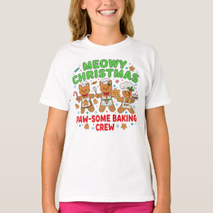 Camiseta de Natal de Gato Divertida