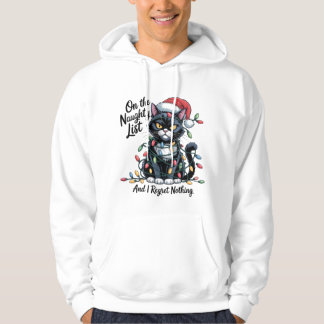 Camiseta de Natal de Gato Malandro – Chapéu de Pap