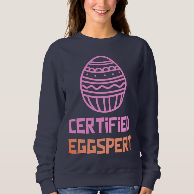 Camiseta de Natal de Páscoa de Ovos Certificada (Frente)