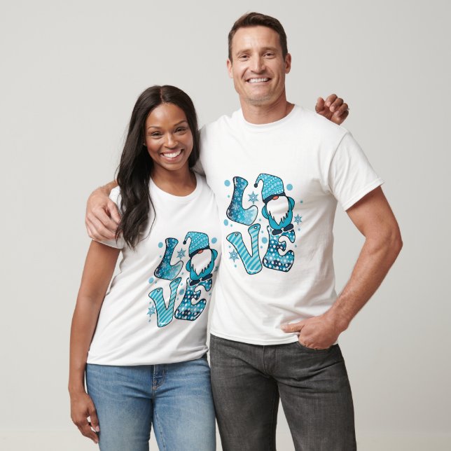 Camiseta de Natal do Amor (Unissex)