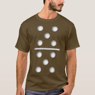 Camiseta de Natal do Domino 5 5 Shirt Halloween1