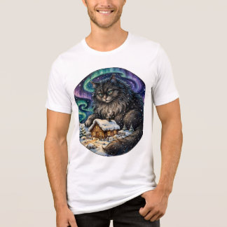 Camiseta de Natal do Gato Yule