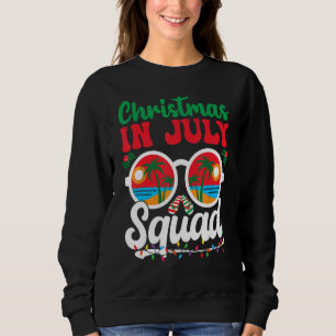 Camiseta De Natal Em Julho Esquadrão Família Praia