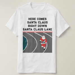 Camiseta de Natal em Pista e Campo