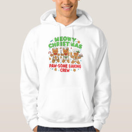 Camiseta de Natal Engraçada de Gato e Biscoito"