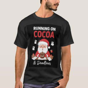 Camiseta de Natal Engraçada Moderna Design de Pa