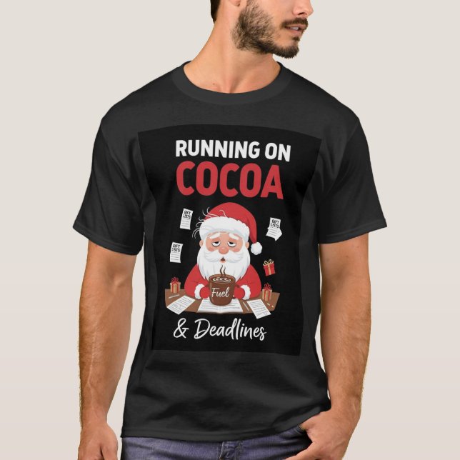 Camiseta de Natal Engraçada Moderna | Design de Pa (Frente)